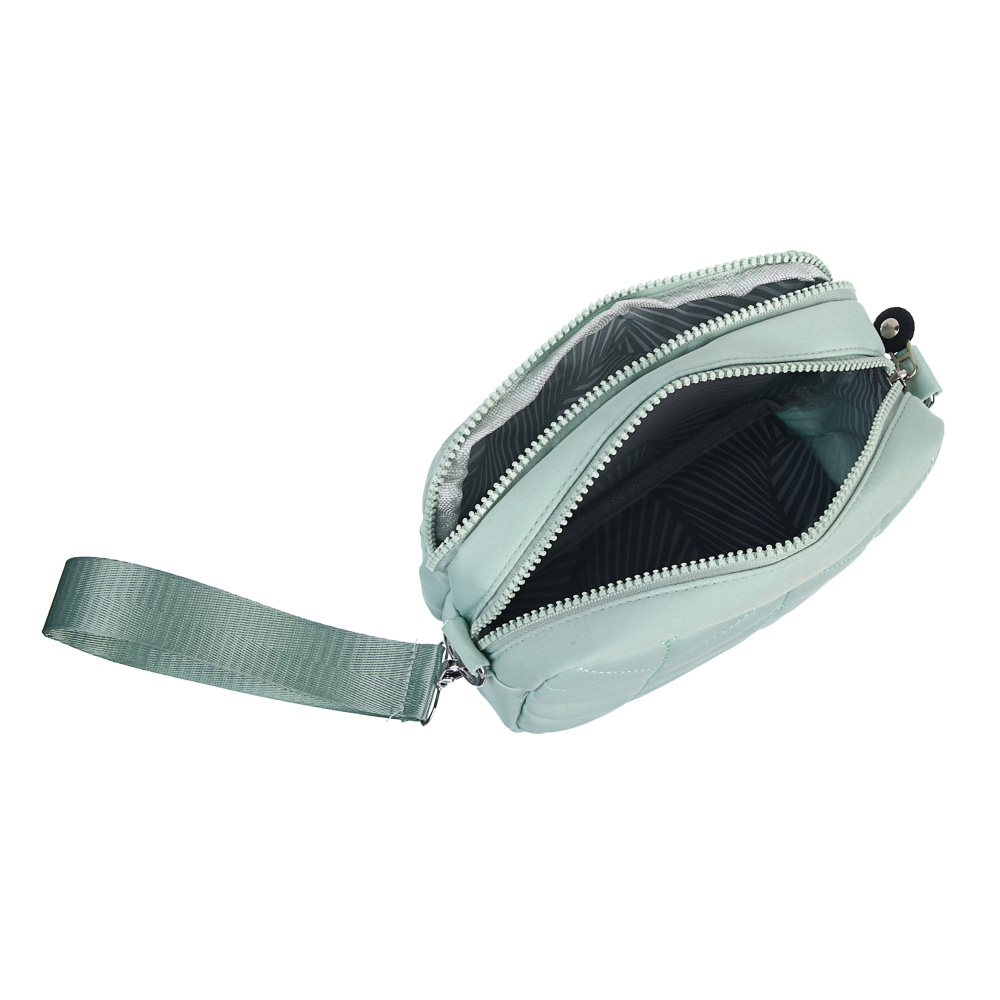 Сумка женская с 2-мя отделениями на длинном ремне тм ЮL Mint, полиэстер, 20х13х5,5см, 3 цвета - #5