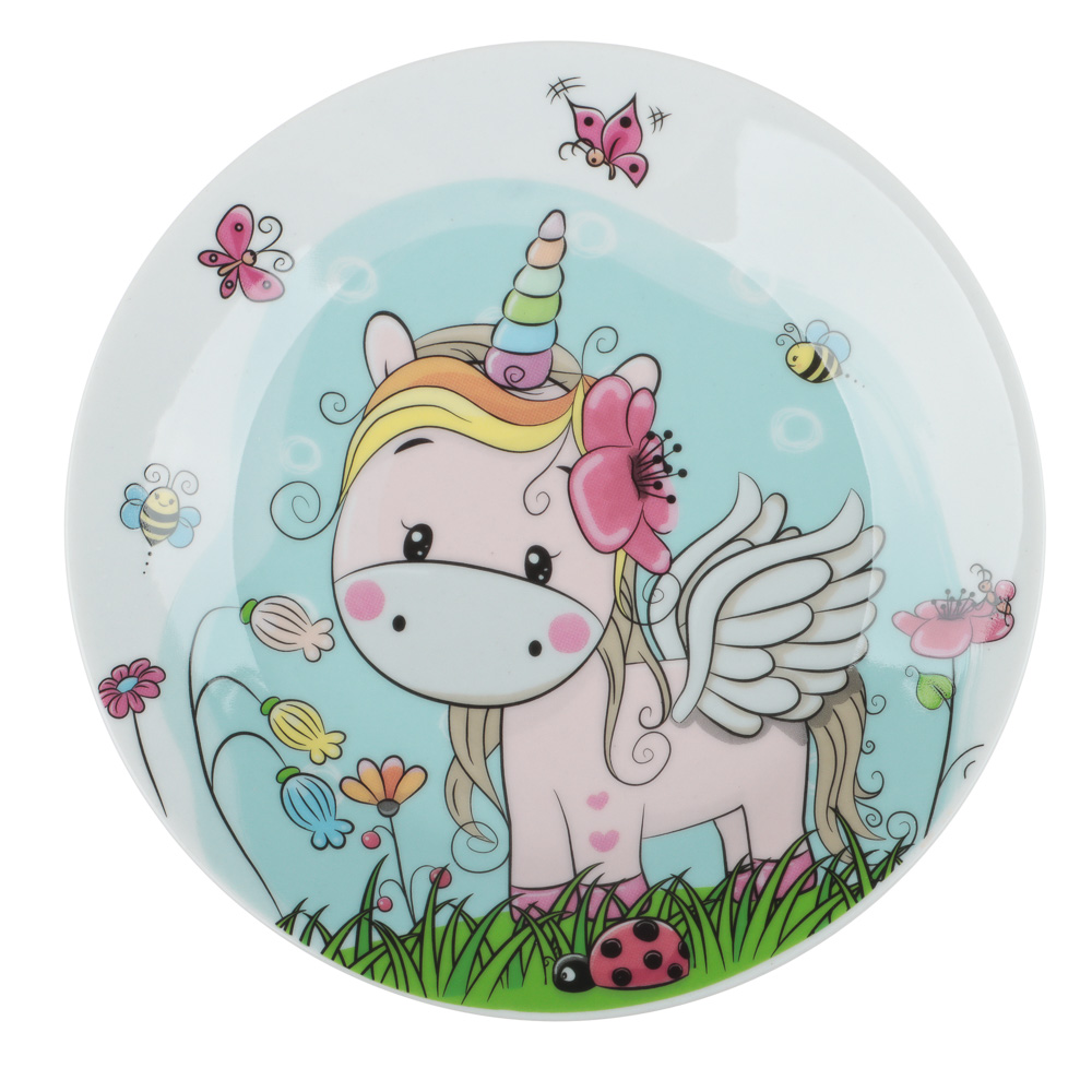 Набор посуды 3пр, тм MILLIMI Единорог, фарфор - #2