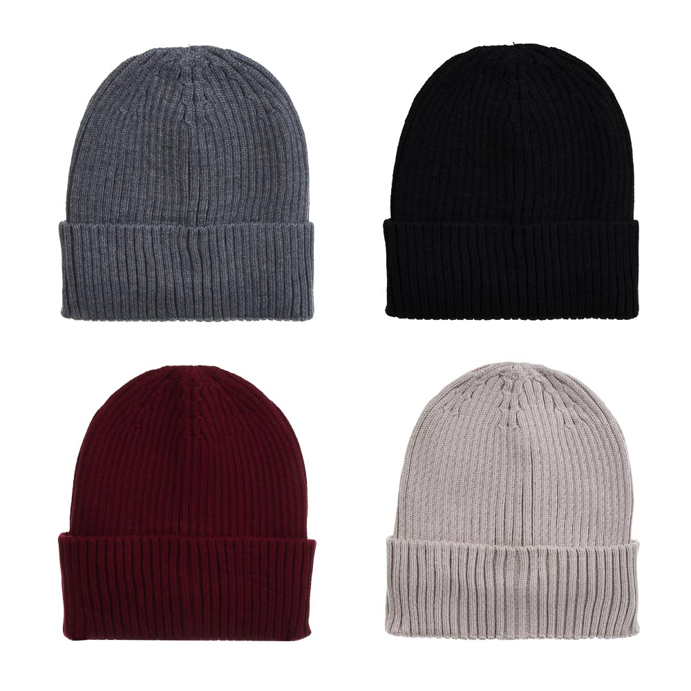 GALANTE Шапка женская бини однослойная, р.56, 100% акрил, цвета в ас-те, ОЗ25-01 - #1