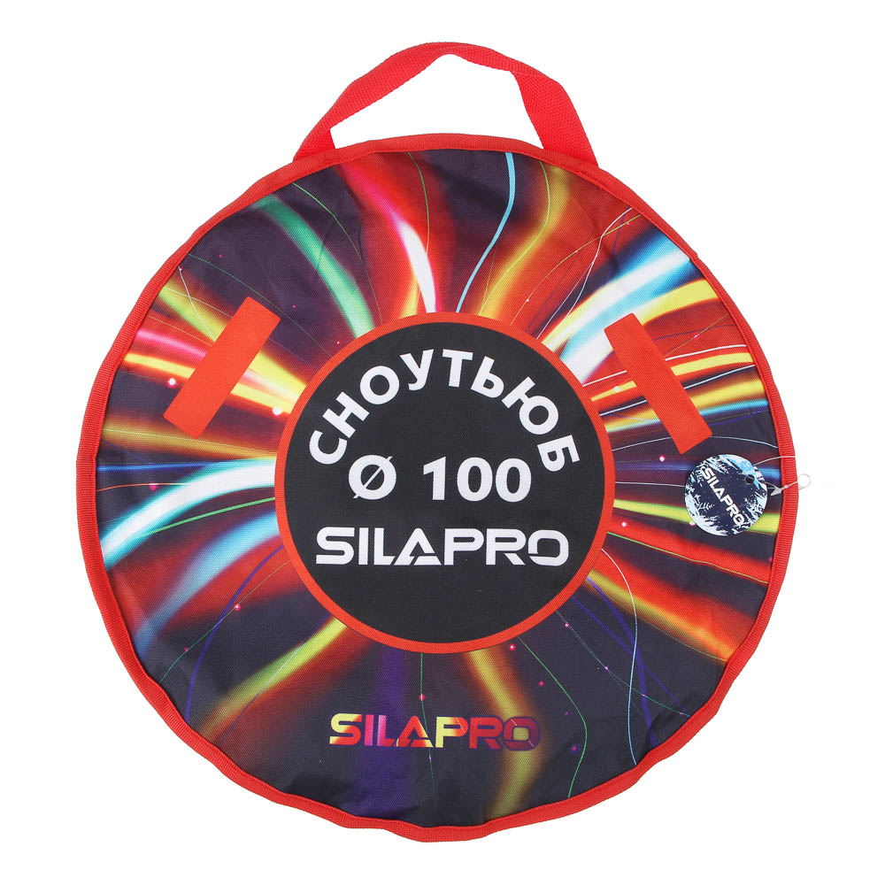 SILAPRO Сноутьюб с сиденьем "Неоновые лучи", d=100см, оксфорд 600D, резина R16, ПВХ - #4