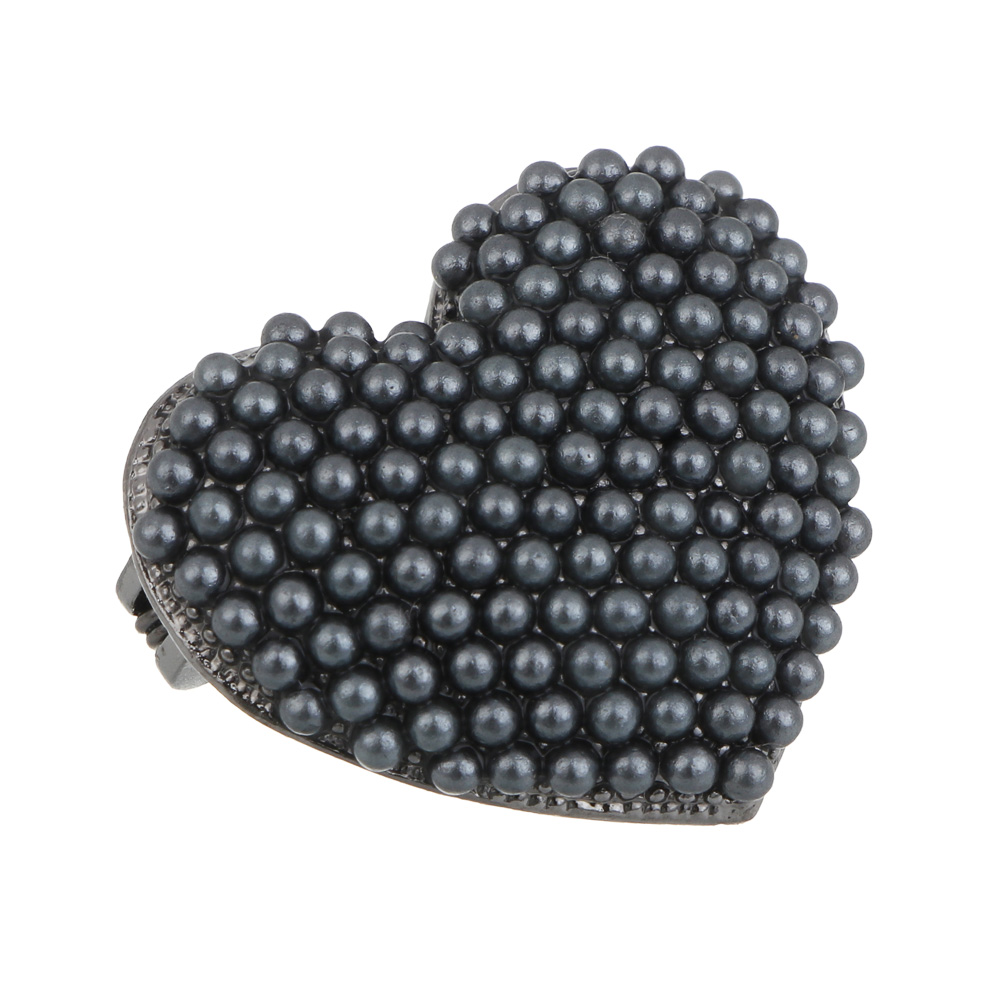 Брошь сердце, 2,7см, сплав, 2 цвета, БЖ25-20 - #2