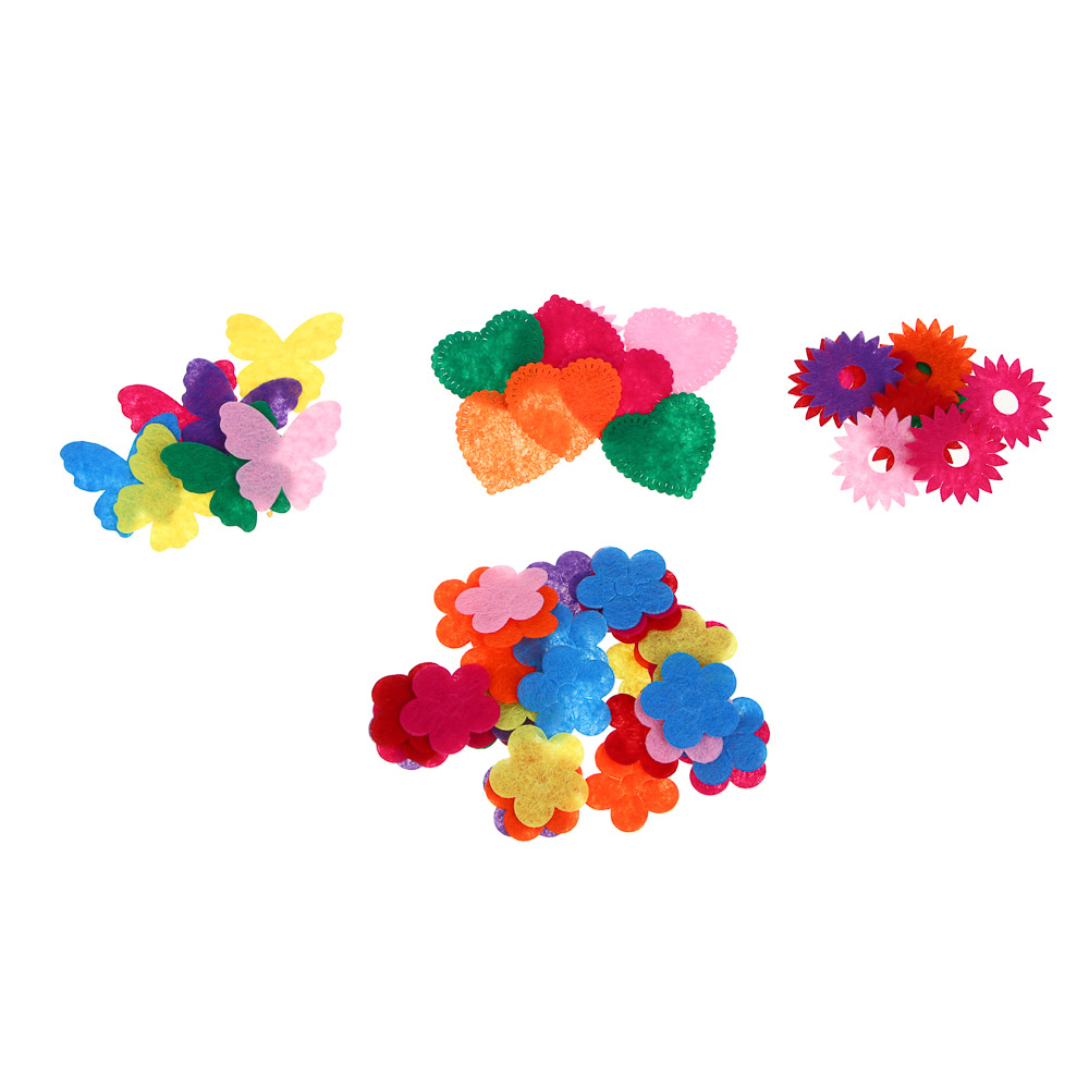 ХОББИХИТ Набор для творчества "Пушистые палочки" полиэстер, фетр, pvc, клей, 22х11,5х4,5см - #8