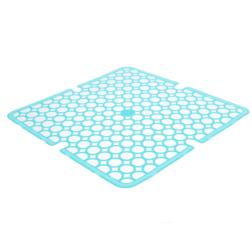 Коврик в раковину противоскользящий тм VETTA Кругляш, 27,5х27,5см, ПВХ, 4 цвета - #4