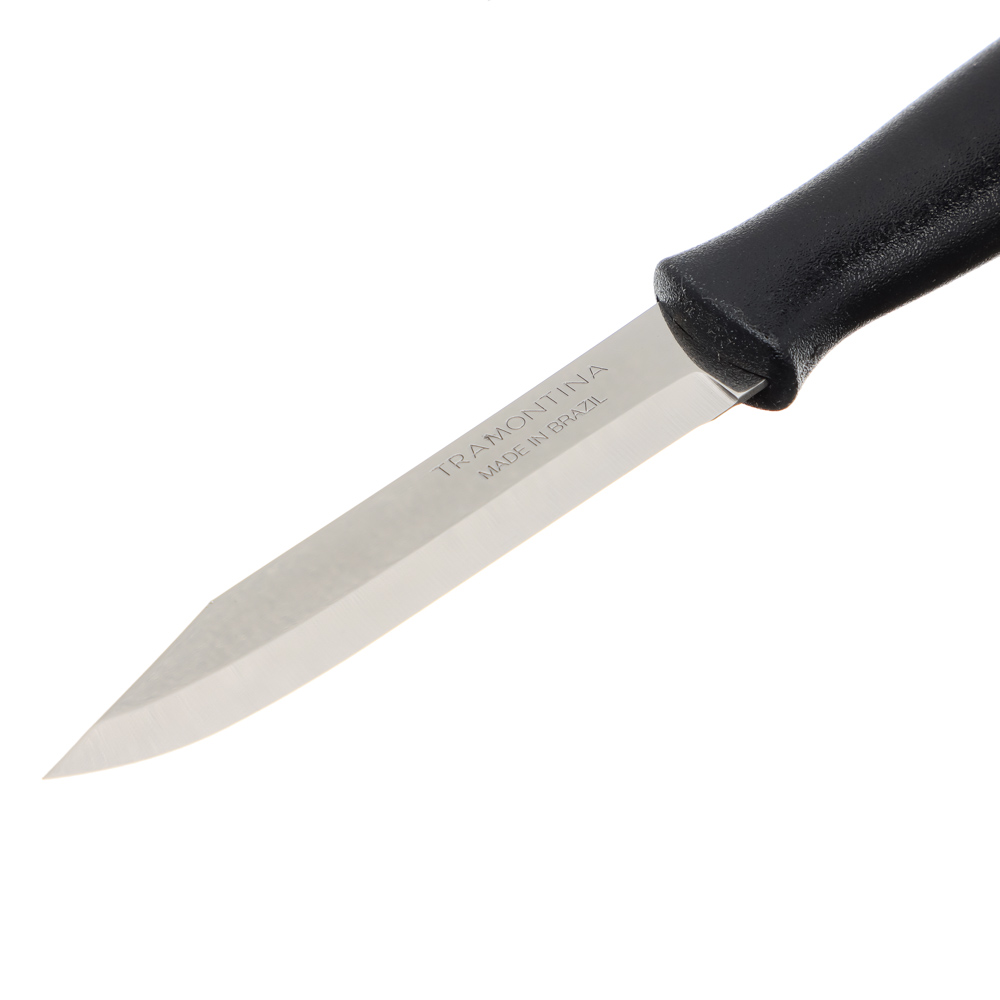 Нож для овощей 8 см Tramontina Athus, черная ручка, 23080/003 - #2