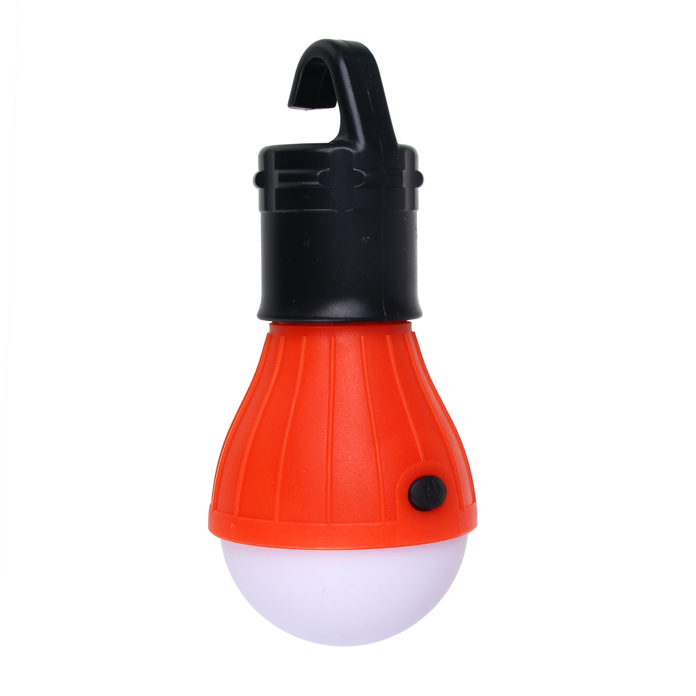 ЕРМАК Светильник кемпинговый подвесной, 3 LED, 2Вт, 3*АAА, 11.5х5х5см , пластик - #1
