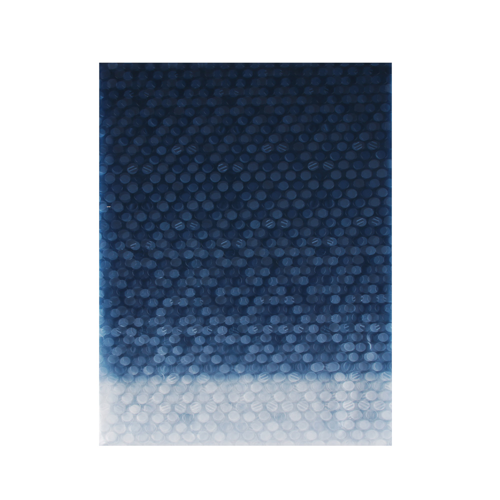 Шторка виниловая для ванной Vetta, синяя, 180x180 см - #2