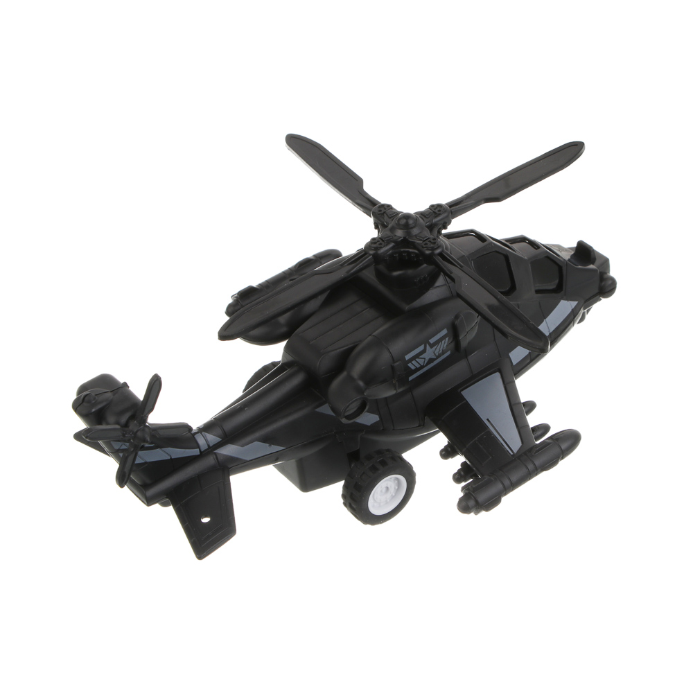 ИГРОЛЕНД Игрушка в виде вертолета "Военная операция", свет, звук, инерц., ABS, 20х12х8,2 см, 2 диз. - #9