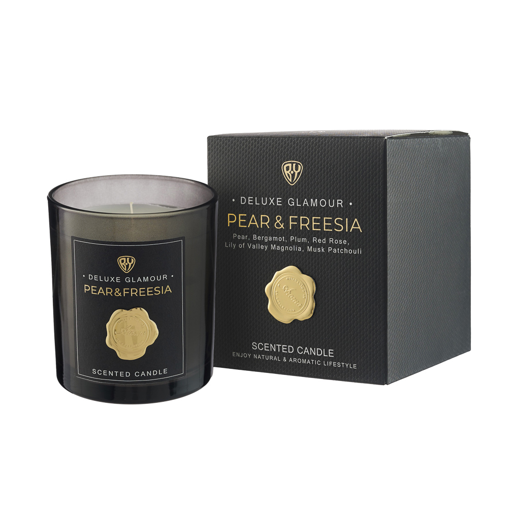 BY Свеча ароматизированная Deluxe Glamour, 200гр., Pear&Freesia - #2