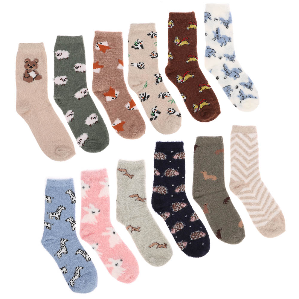 Носки женские классические с имитацией норки, тм RS, 96% п/э, 4% спандекс, р. 36-39, RSQ4 - #4