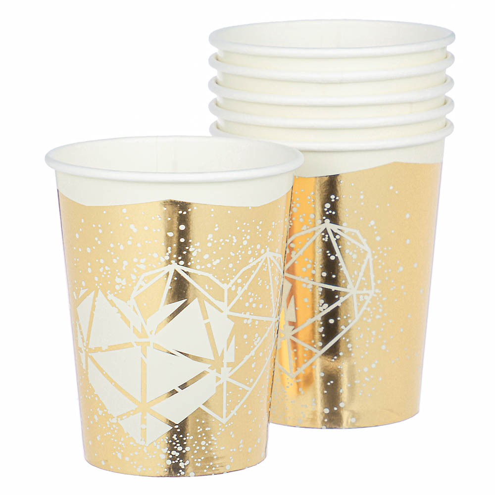 Стакан Свадьба LUX Vanil 6шт, 250мл - #1