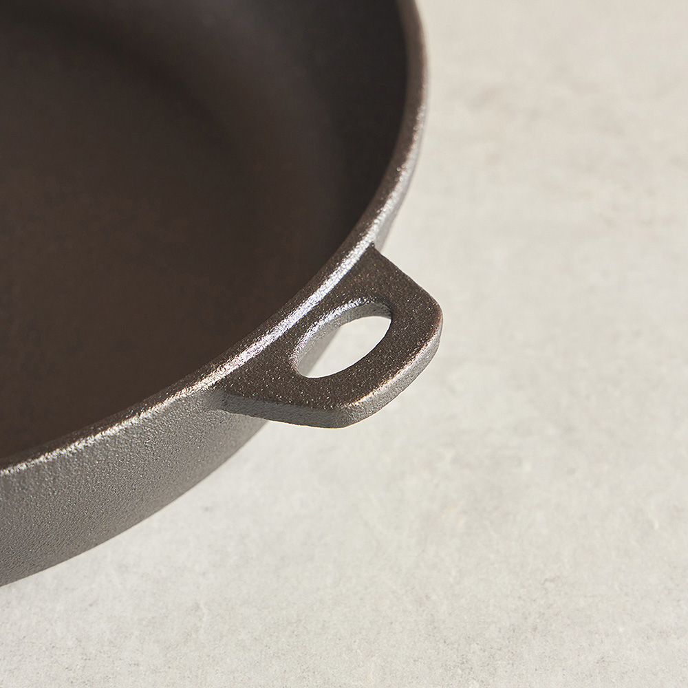 VETTA Сковорода чугун, d24х5см, деревянная ручка, индукция - #11