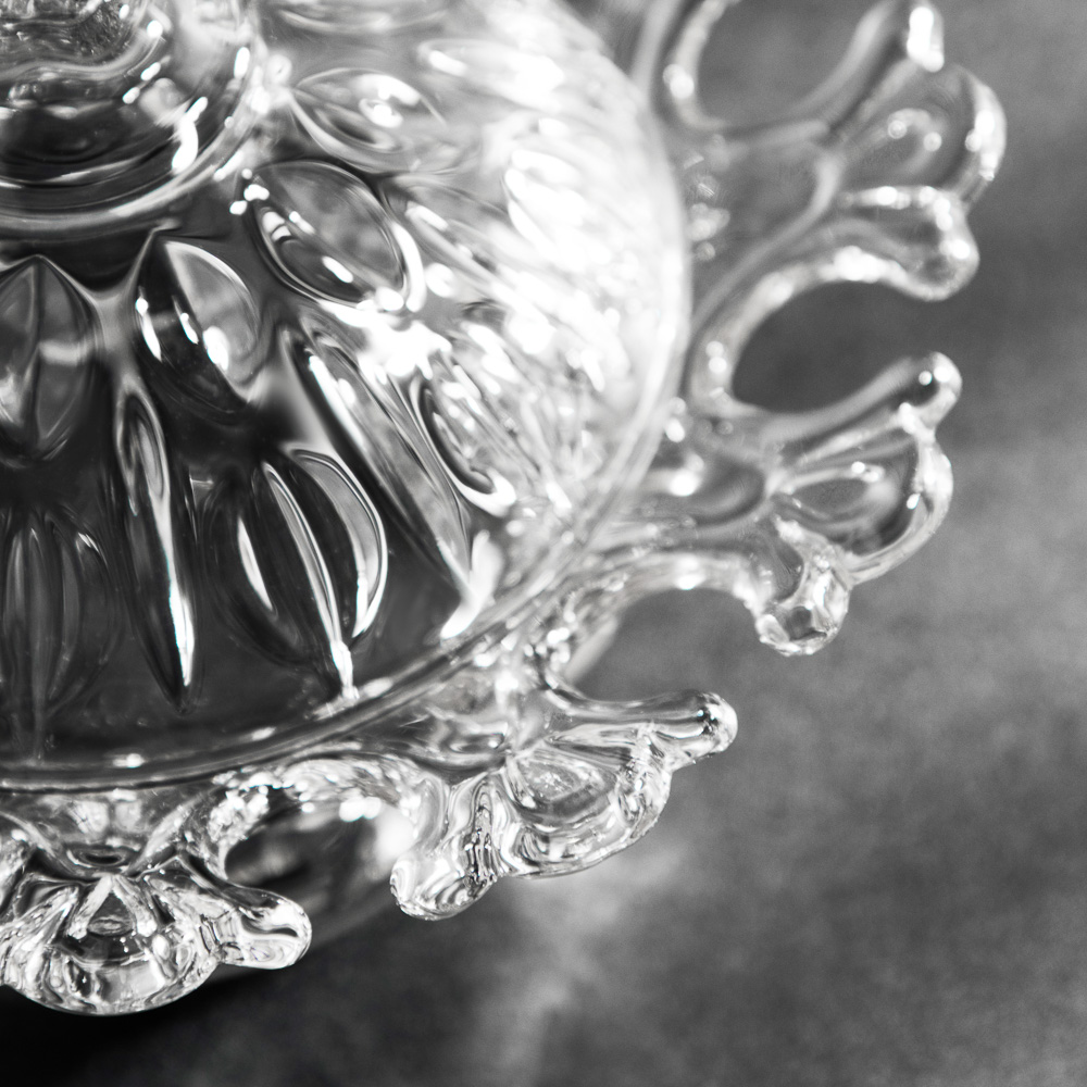 VETTA Конфетница с крышкой 260мл, 16.5х12см, стекло - #10