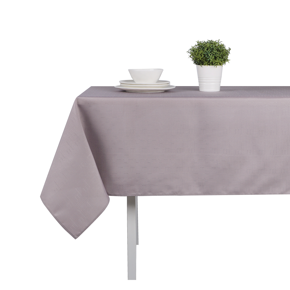 PROVANCE Birds Скатерть текстильная 110х140см лён с водоотт. пропиткой, 100% пэ, пыльный сиреневый - #1
