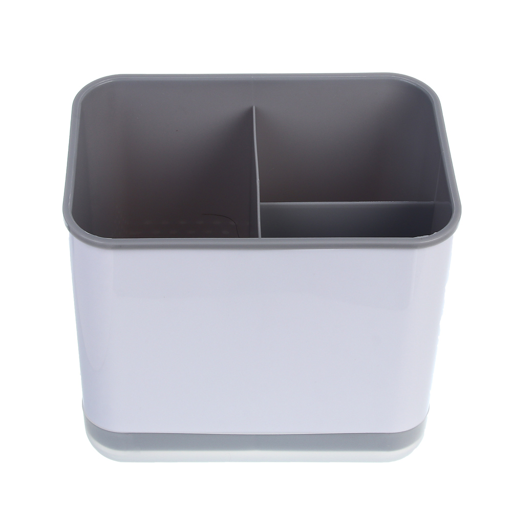 Подставка для столовых приборов тм VETTA, 14,9x10x13,5см, полипропилен, цвет белый - #2