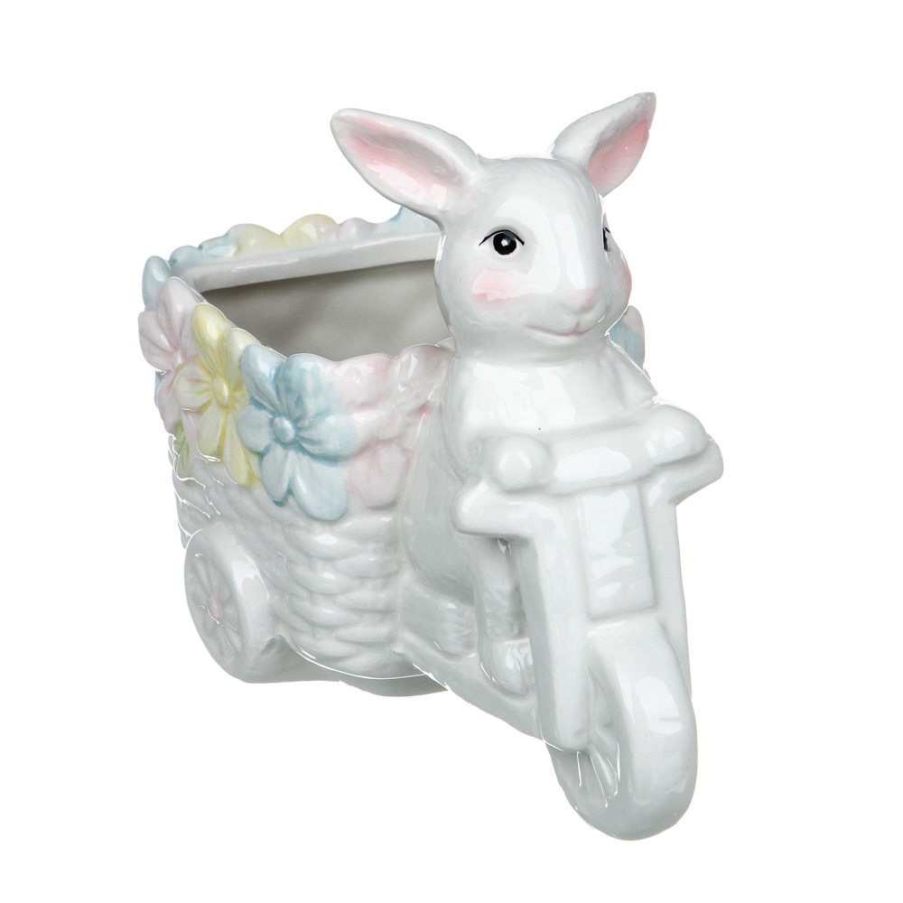 Блюдо декоративное "Кролик", керамика, 16,5x8,5x13,5 см - #3