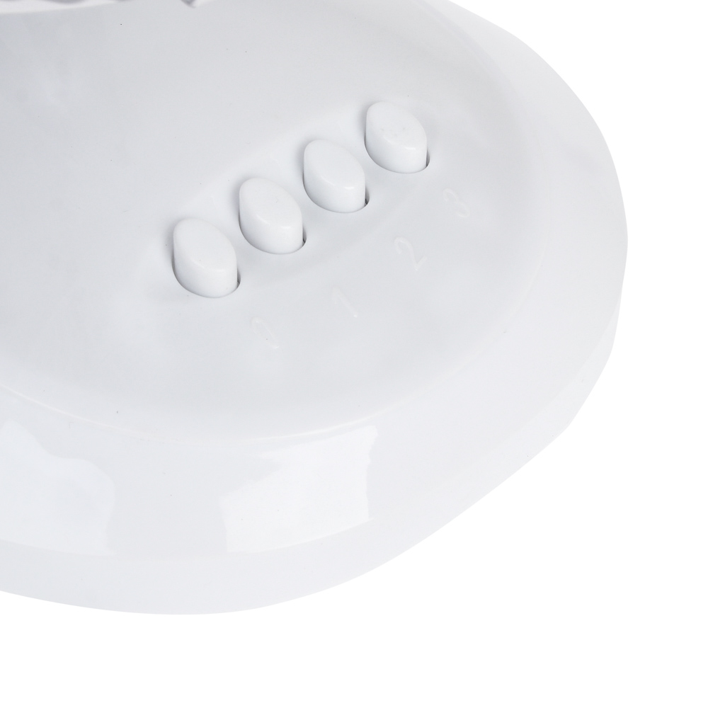 Вентилятор настольный тм LEBEN 45Вт, 3 скорости, диаметр 34см, 220в, белый - #4