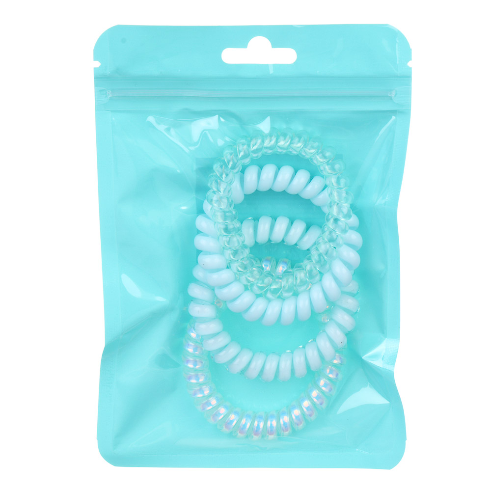 Резинки-пружинки для волос BY Русские супергерои 4шт, ТПУ, 5см, 3 сочетания - #6