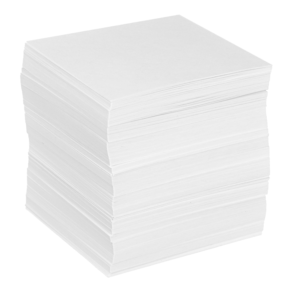 Erich Krause Блок для записей, 8x8х8см, белый блок, в пластиковом коробе, 2 цв.короба, 36987, 36988 - #4