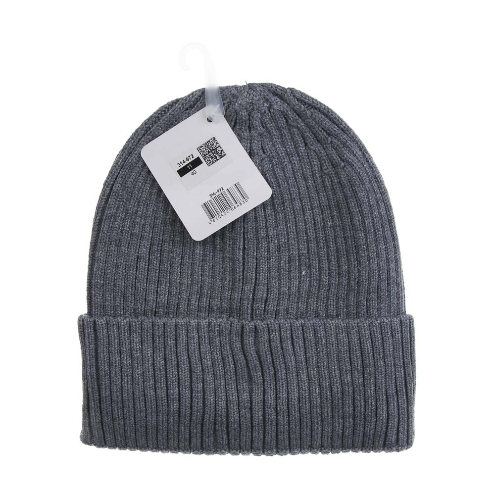 GALANTE Шапка женская бини однослойная, р.56, 100% акрил, цвета в ас-те, ОЗ25-01 - #5