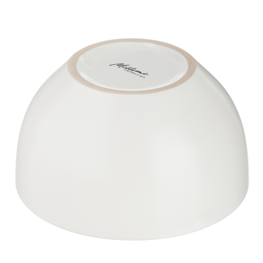 MILLIMI Салатник 710мл, 14х8см, керамика, белый - #5