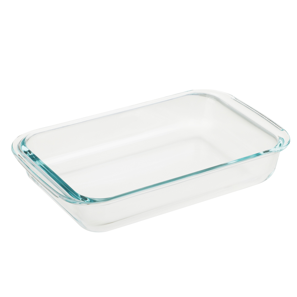 SATOSHI Форма для запекания/хранения жаропрочн. стекло, с крышкой из полипропил. 26,7х16,2х6см, 1л - #6