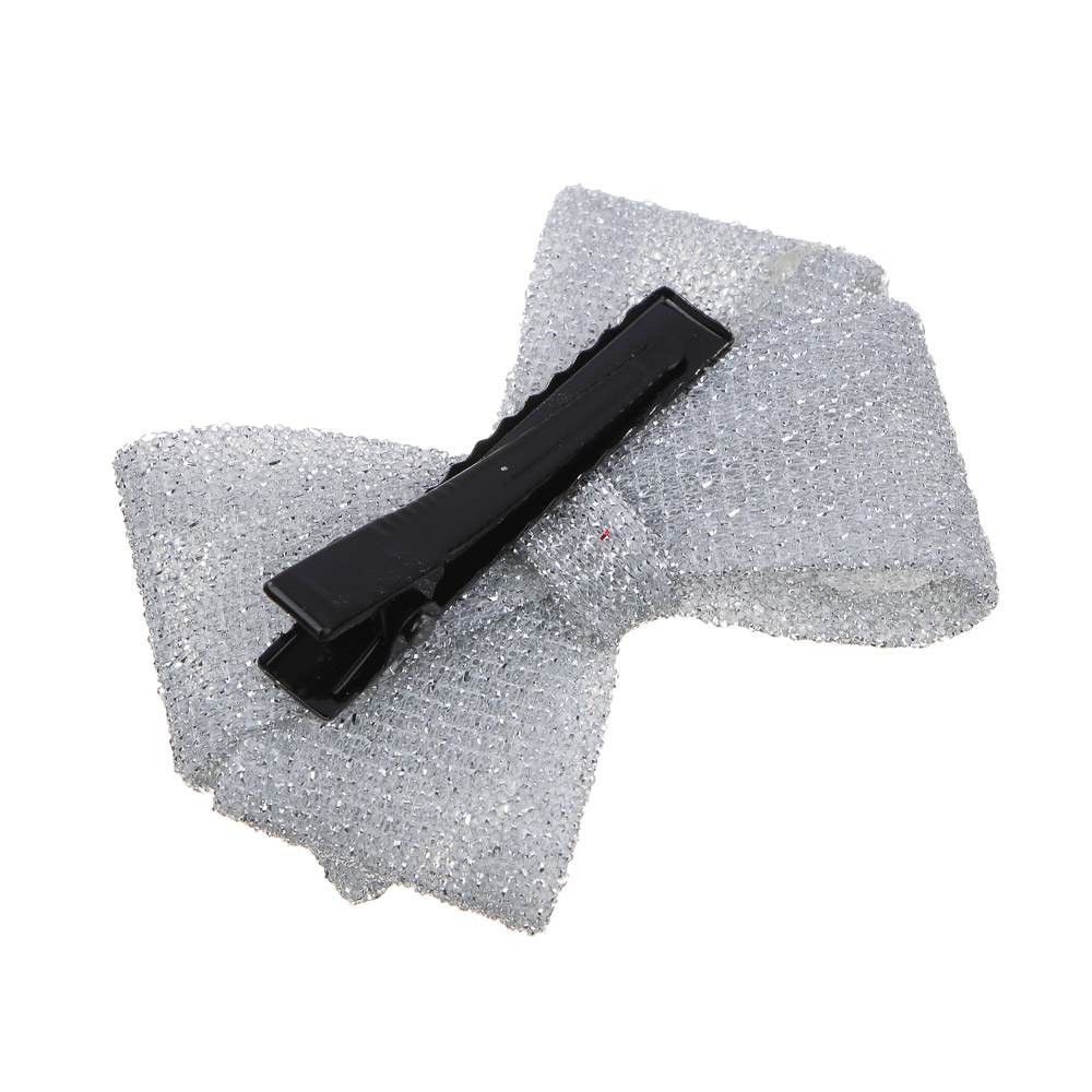 ЮНИLOOK Зажимы для волос 2шт, 4,5см, сплав, полиэстер, 4 цвета, ACS-132нг - #4