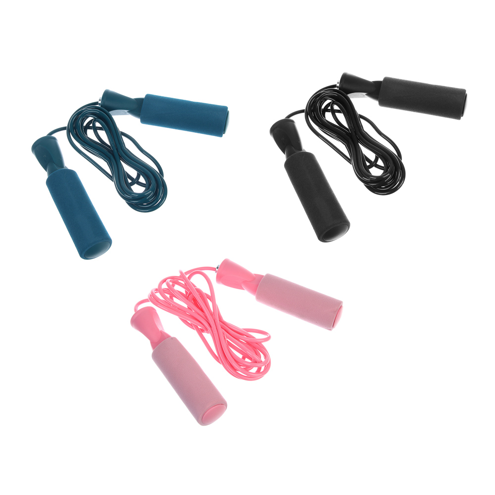 Скакалка тм BY SPORT, 2,8м, d4,2мм, 608Z, PVC, PP, NBR, 3 цвета - #1