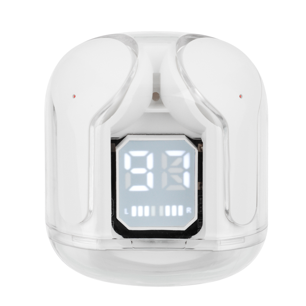 Наушники беспроводные TWS FORZA SnowPods внутриканальные, 30/150mAh, индикация уровня заряда, белый - #3