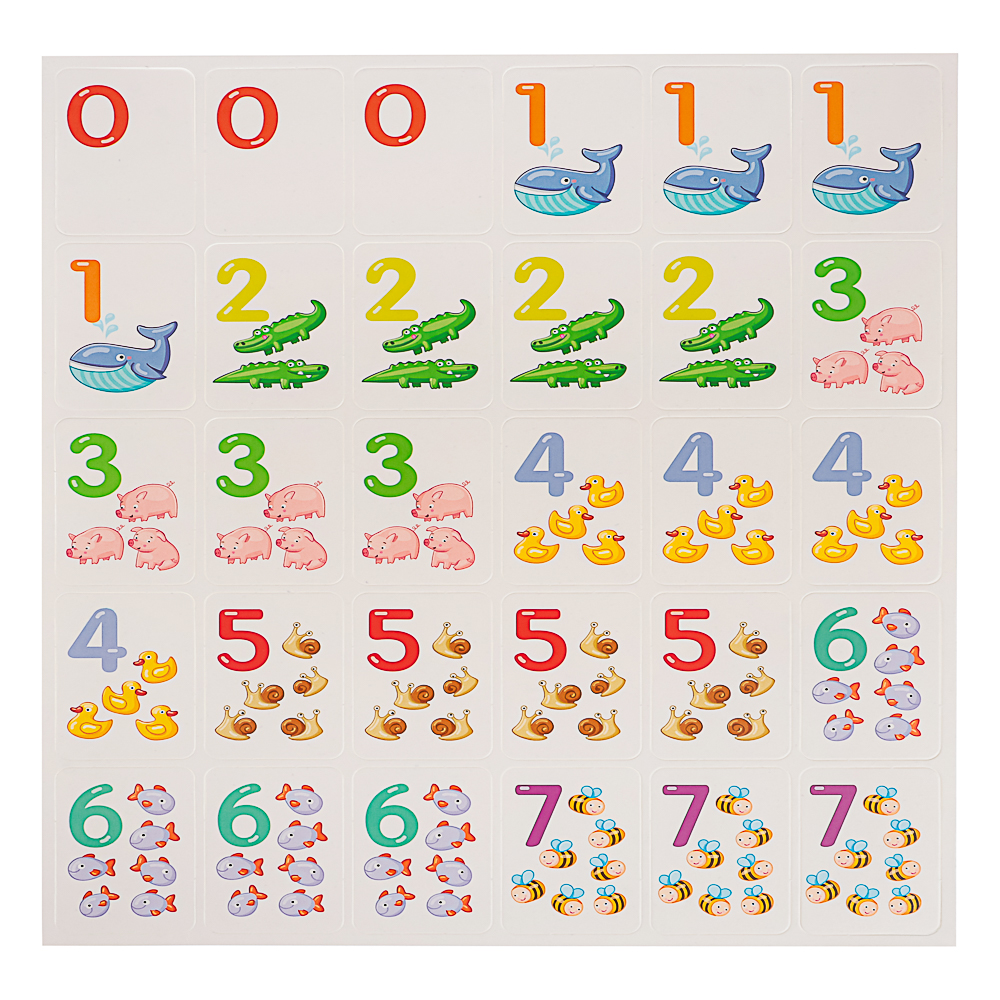 10 КОРОЛЕВСТВО Развивающая магнитная игра "Буквы/Цифры", 24х40х0,2см, 4 дизайна - #16