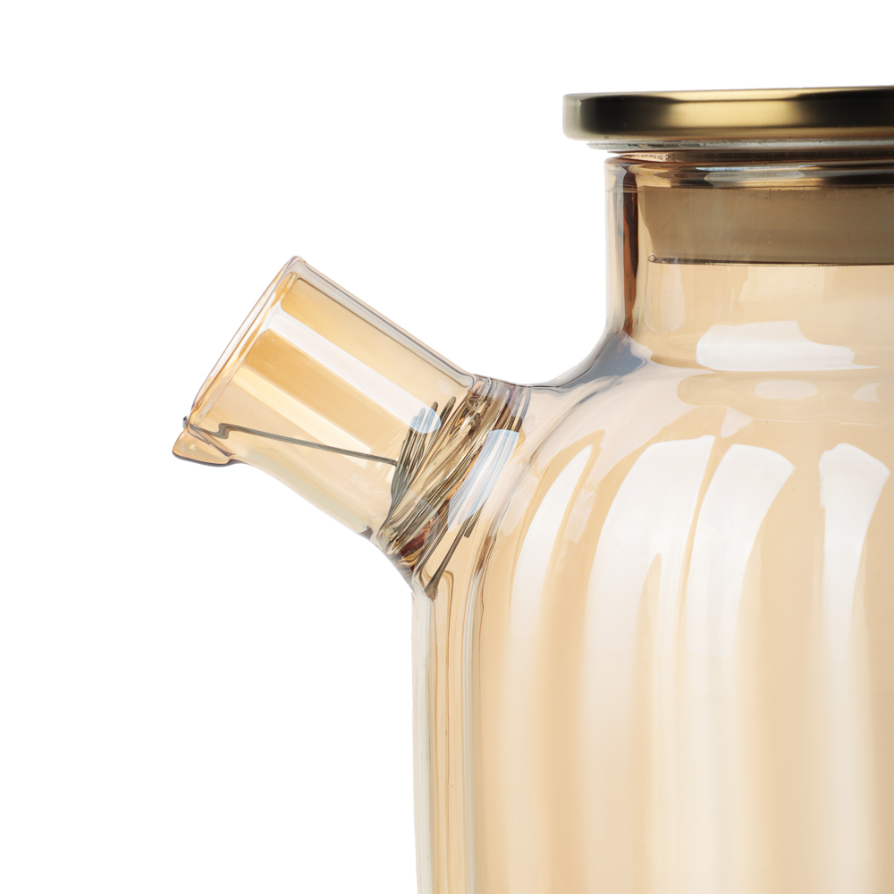 SATOSHI Кантри Чайник заварочный 1000мл, стекло, нерж.сталь - #2