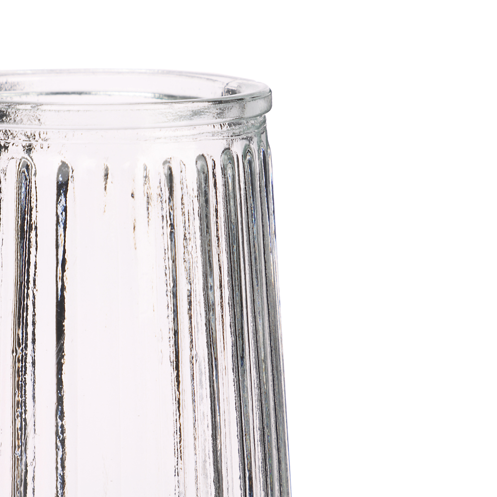 Ваза стеклянная, 8,5х6,5х20 см, 2 дизайна - #5