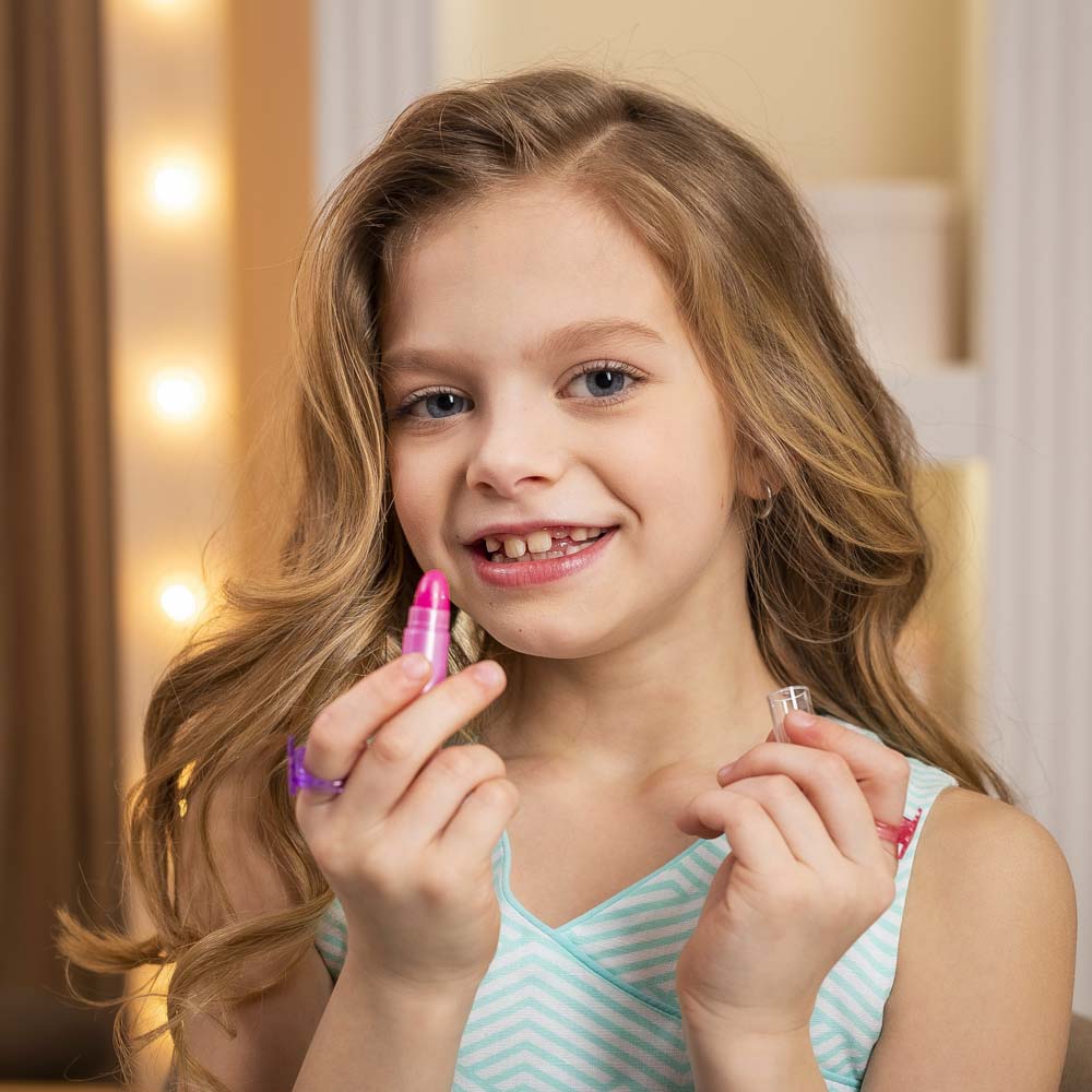 ЮНИLOOK Набор детской косметики: тени, помада, кольцо - #9