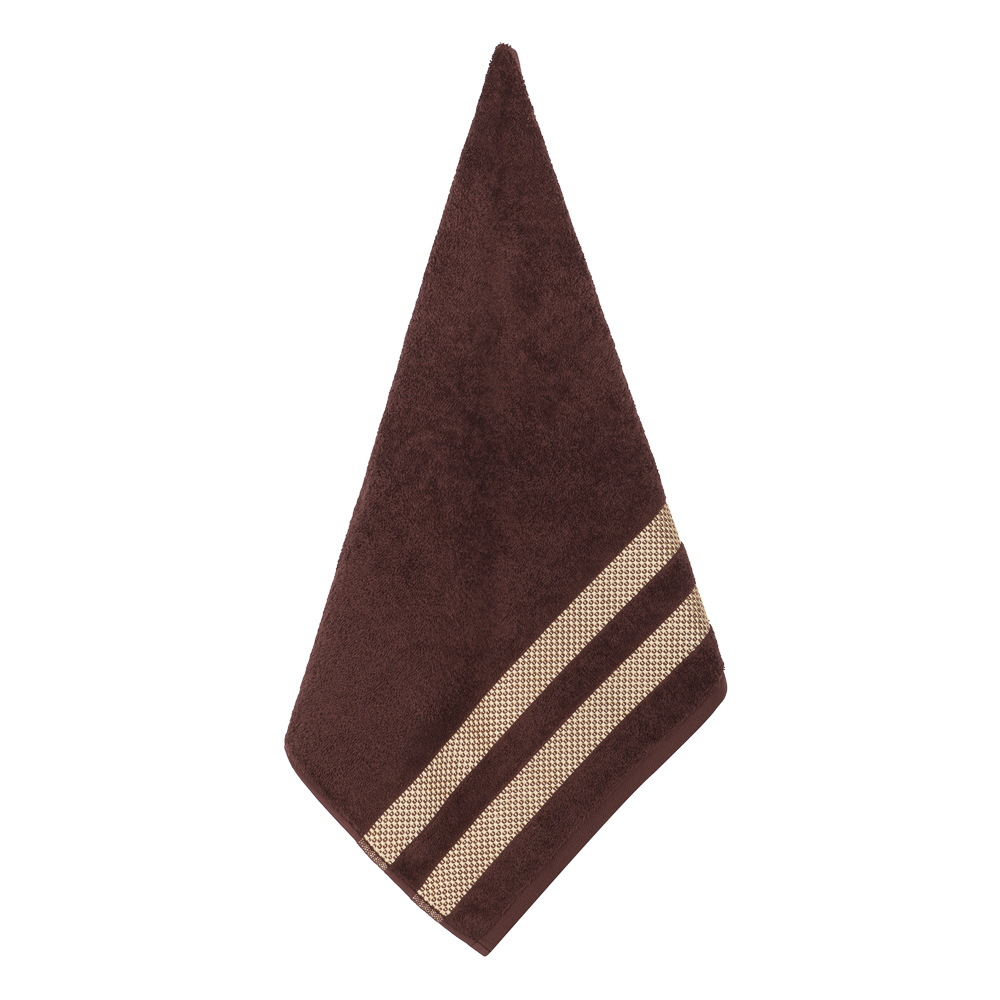 PROVANCE Кантри Полотенце махровое, 50х90см, 100% хлопок, 450гр/м, коричневый - #4