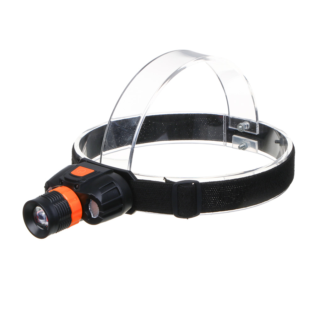 ЕРМАК Фонарь налобный, LED+COB, 6 режимов, 800мАч, Type-C, 73х70х36 мм, пластик, красный свет - #2