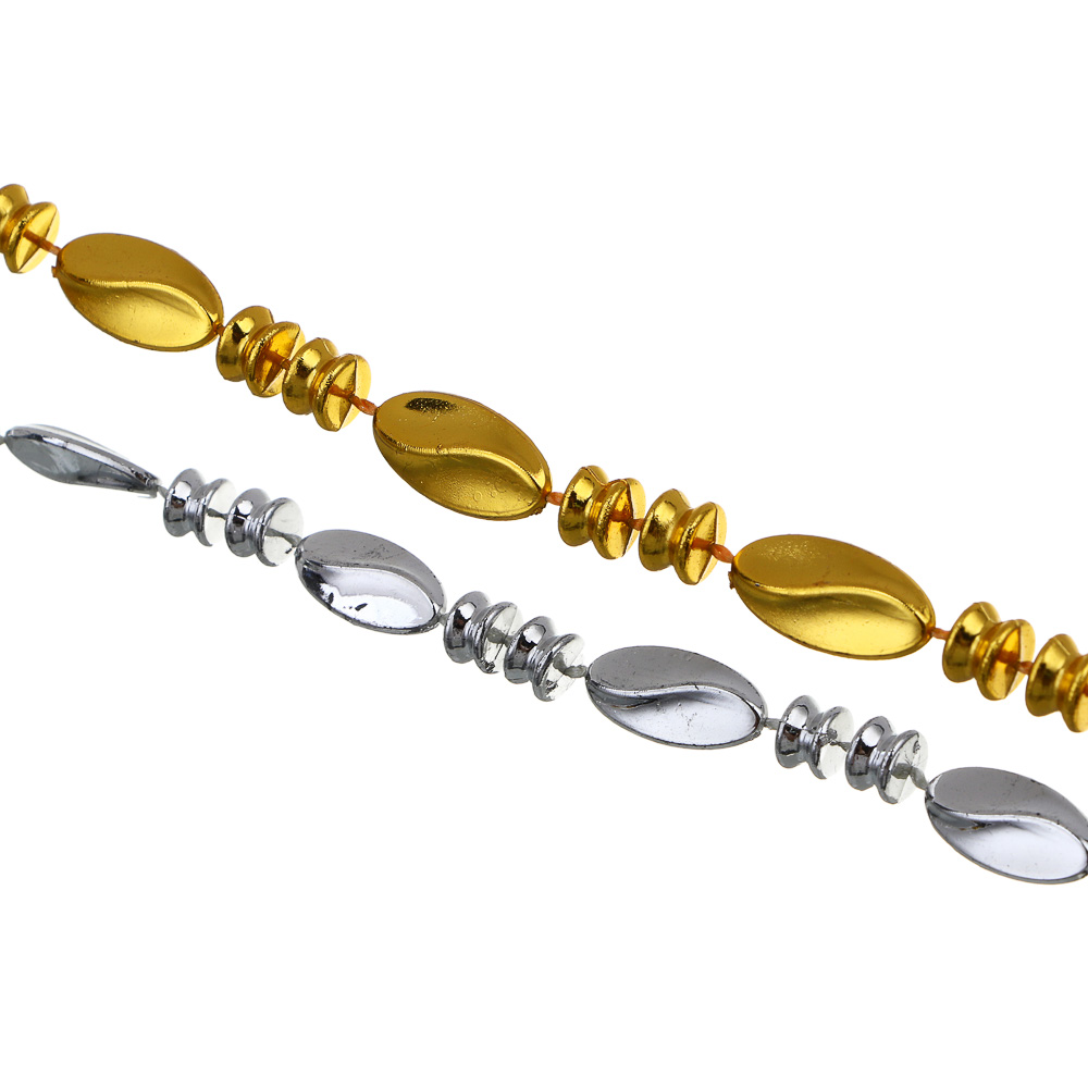 СНОУ БУМ Бусы декоративные 1x270 см, 2 цвета - #1