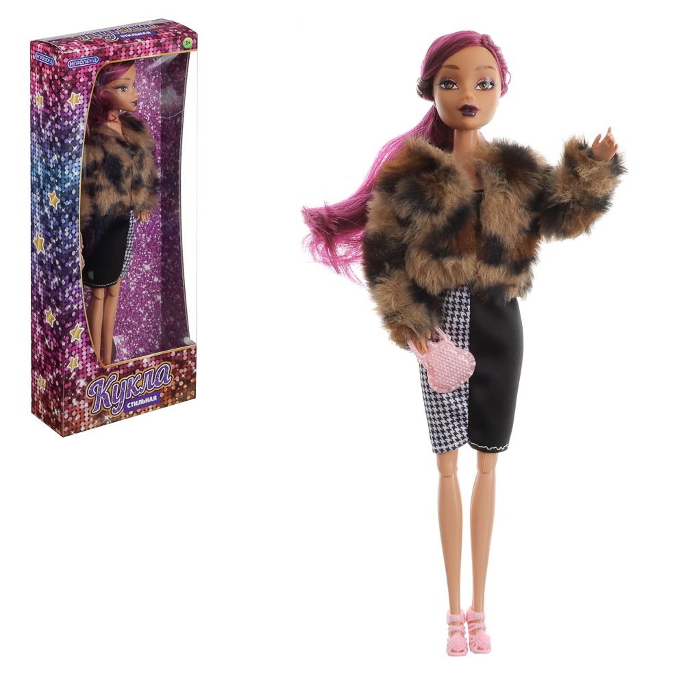 ИГРОЛЕНД Кукла стильная 30 см, PVC, PP, 12,5х5х32,5 см, 4 дизайна - #2