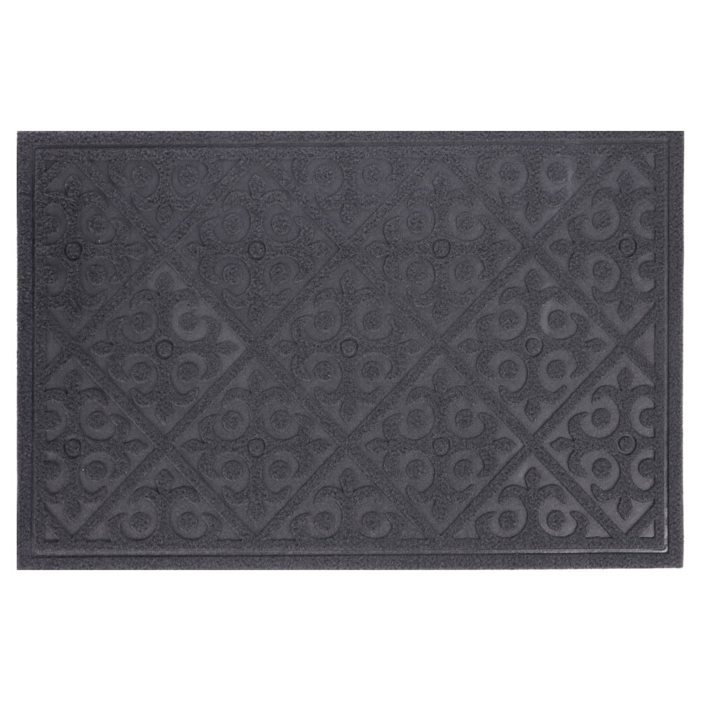 Коврик придверный тм VETTA, 39х59см, резиновый с ворсом, полиэстер - #8