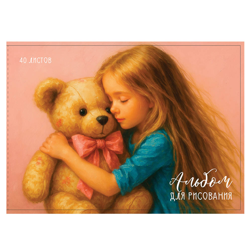 Альбом для рисования ClipStudio A4 40л., офсет 90г/м2, обл. картон, скрепка, 4 дизайна - #4