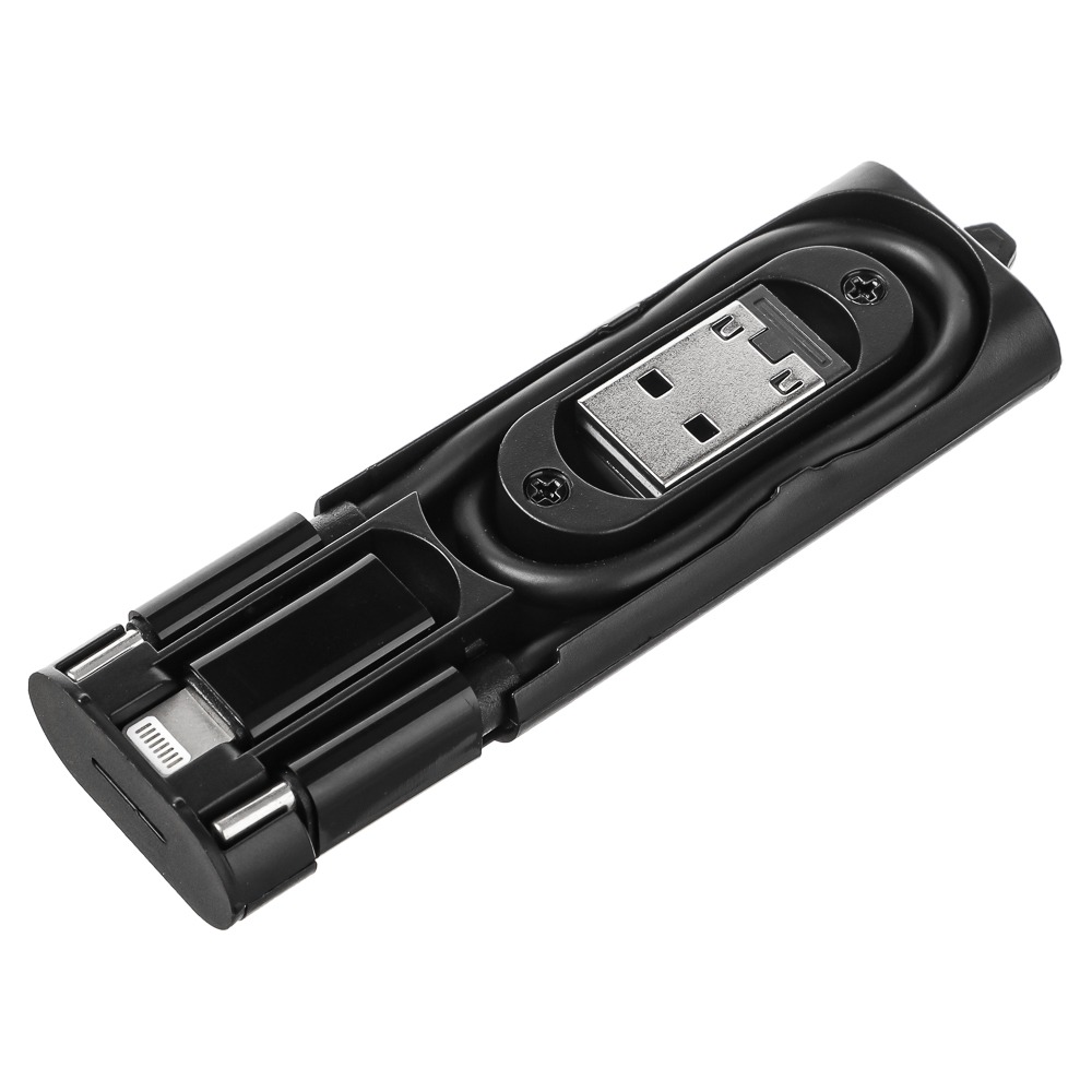 BY Набор кабелей TYPE-C/C, переходники: USB, IP, Micro-USB, скрепка, кейс для хранения - #6