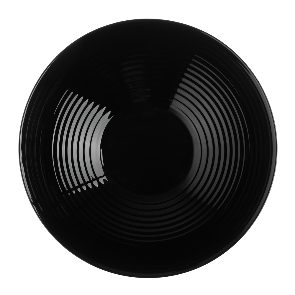 MILLIMI Бароло Салатник 24см черный опаловое стекло - #4
