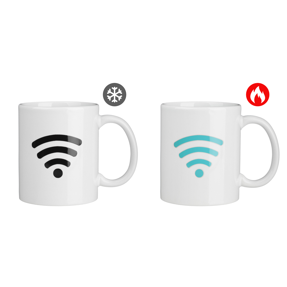 MILLIMI WI-FI Кружка 350мл с терморисунком, керамика - #2