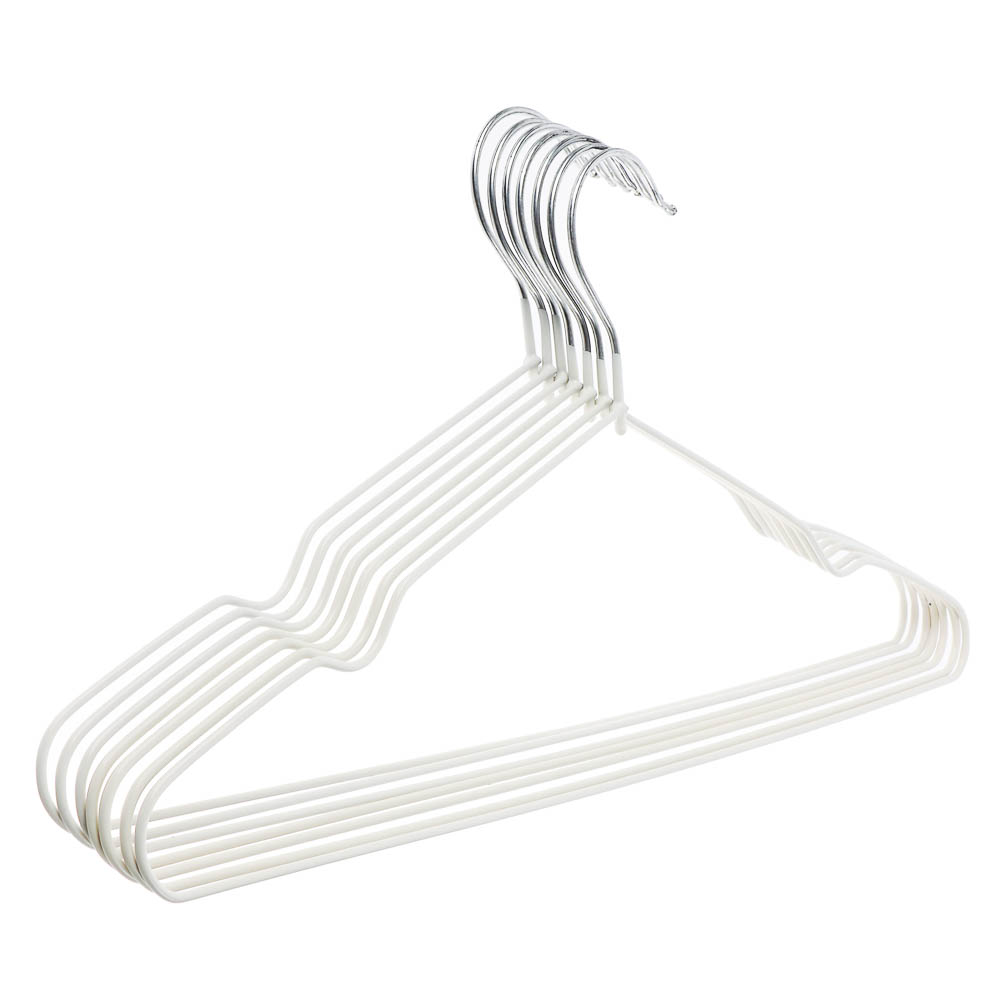 VETTA Набор вешалок металлических 7шт, ПВХ покрытие, 41 см - #2