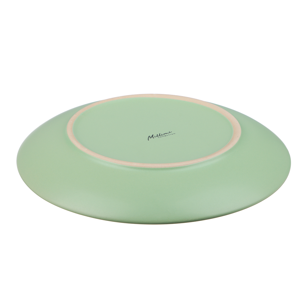 Тарелка закусочная 19см, тм MILLIMI мятный, керамика - #6