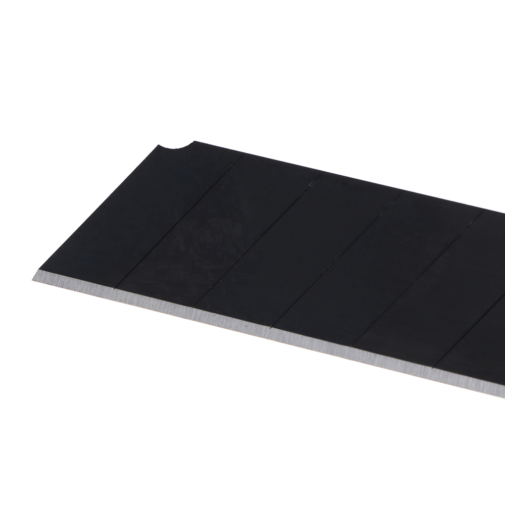 ЕРМАК Лезвие для ножей запасное 25мм сегментированное, сталь+воронение,толщина 0,65мм, 10шт/уп - #6