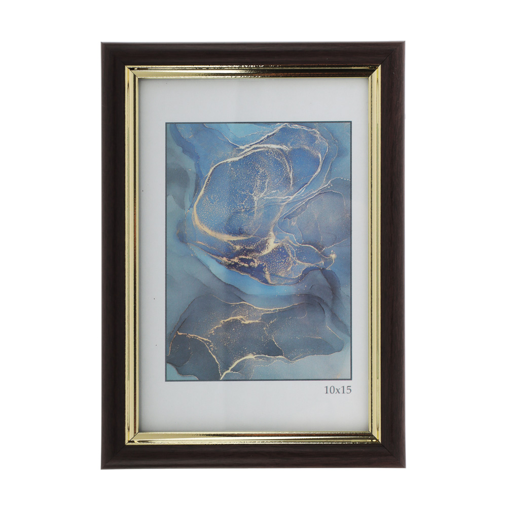 Фоторамка, 10x15 см, пластик, Гамма венге - #1