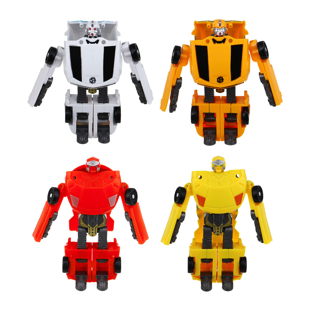 ИГРОЛЕНД Робот трансформирующийся "Герой города", высота 11 см, ABS, 10,5х3,7х19 см, 4 дизайна - #2