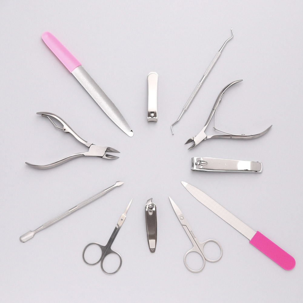 ЮНИLOOK Ножницы маникюрные для ногтей и кутикулы с прямыми лезвиями, сталь, 8,8см, HS-0621 - #5