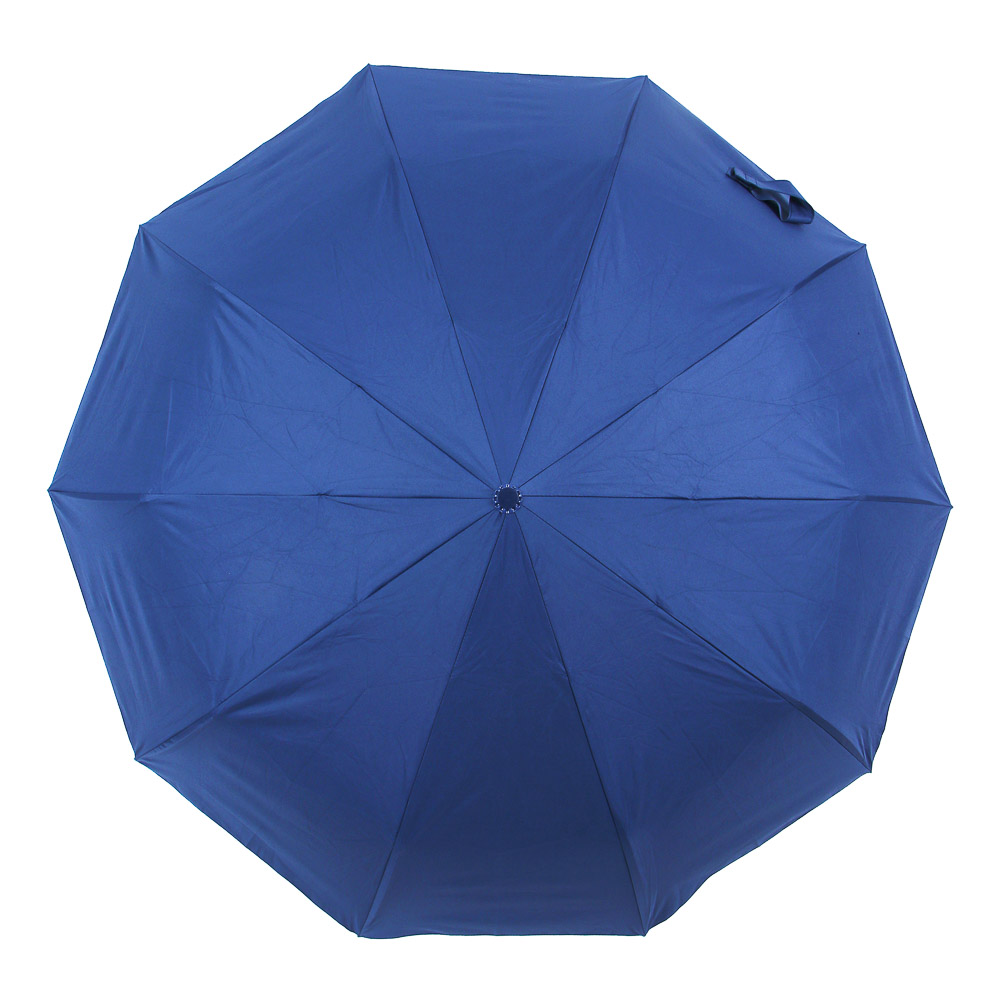 Зонт автомат, усиленный, ручка-карабин, стекловолокно, металл, пластик, ПЭ, винил, d103см, 10 спиц - #4