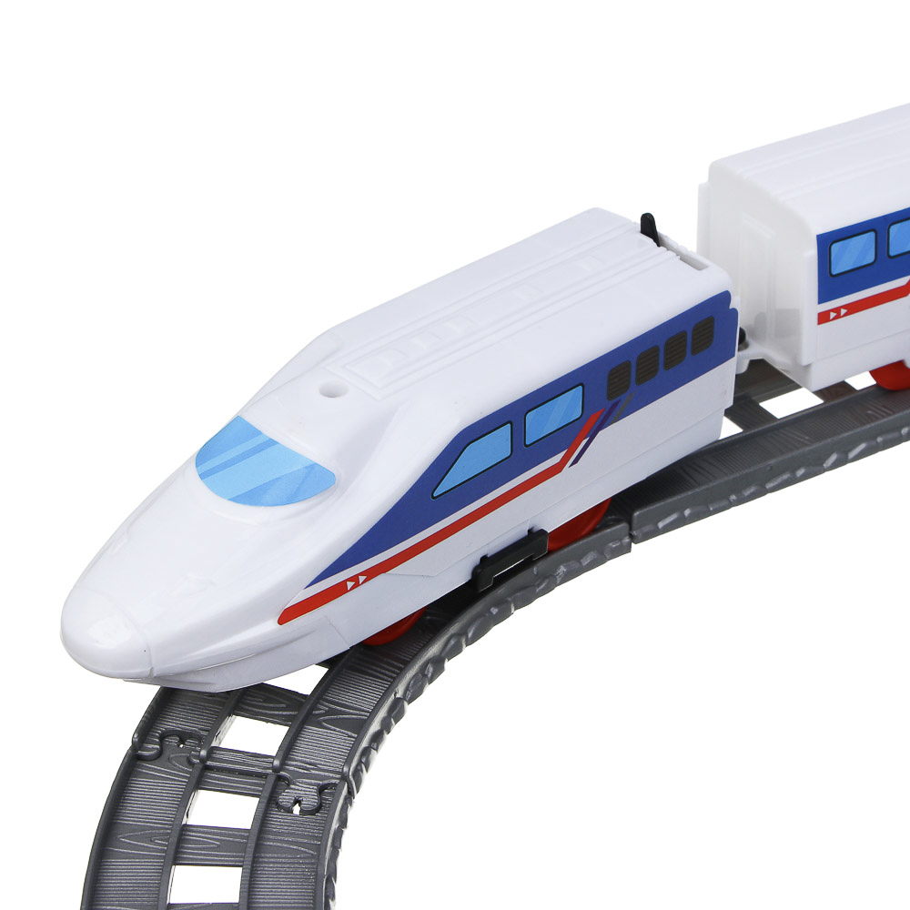 ИГРОЛЕНД Железная дорога "Скоростной экспресс", PP, PS, движение, 2хАА, 28х20х5см, 2 дизайна - #10