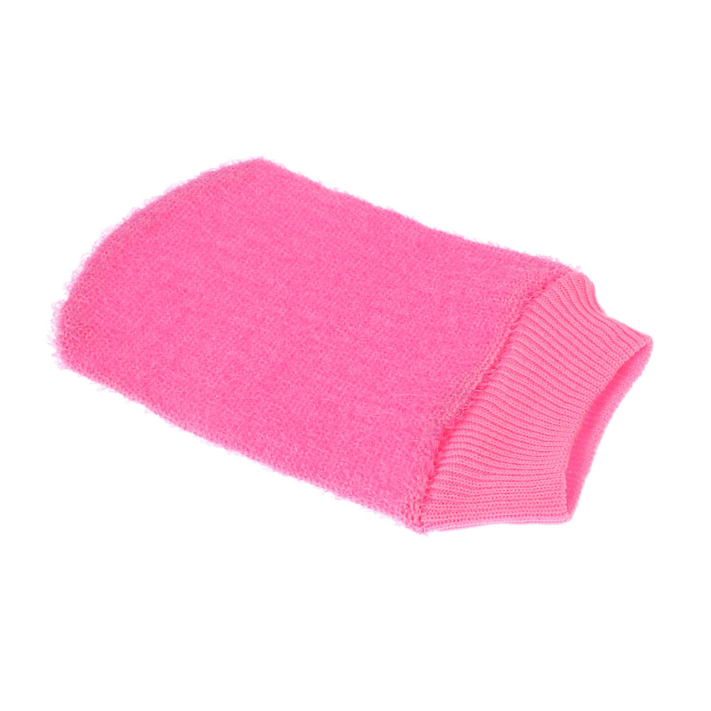 ЮL Мочалка рукавица банная с отшелушивающим эффектом, полипропилен,  11х19см, 6-12 цветов - #7